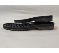 Подошва для обуви 70601.  Размер 38-39. черно-серые