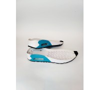 Подошва для обуви С-1410, Размер 35, цвет белый с голубой вставкой